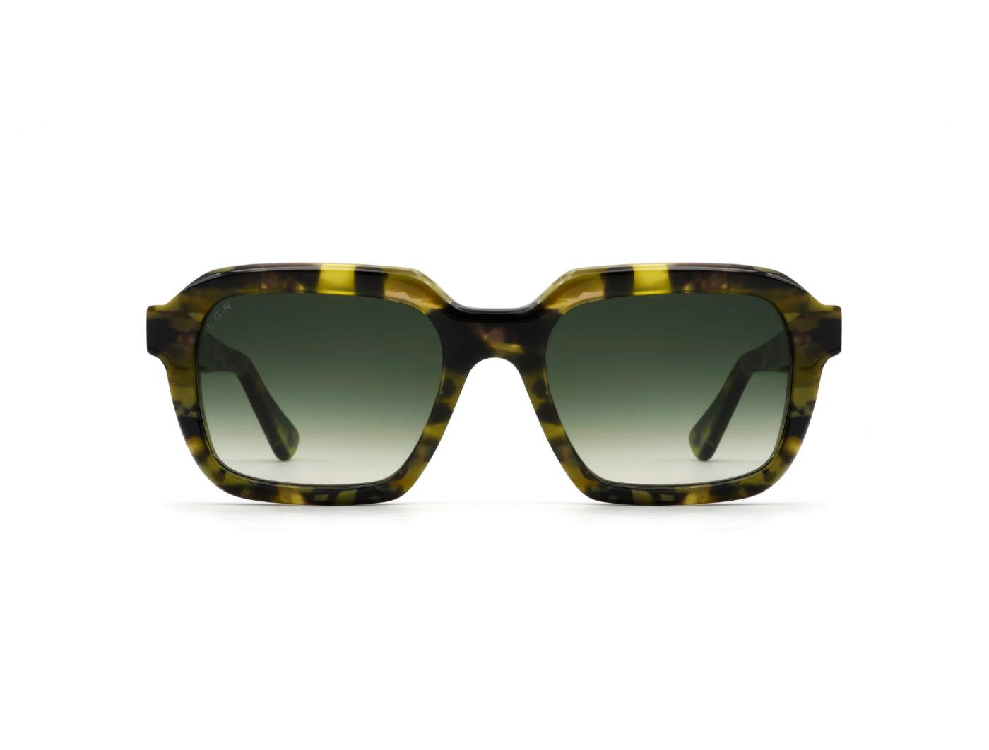 L.G.R X DVF | Raffaello Sun C6026 Havana Green (Bottle Dark Grey Photochromic (Base 2)) (6026)