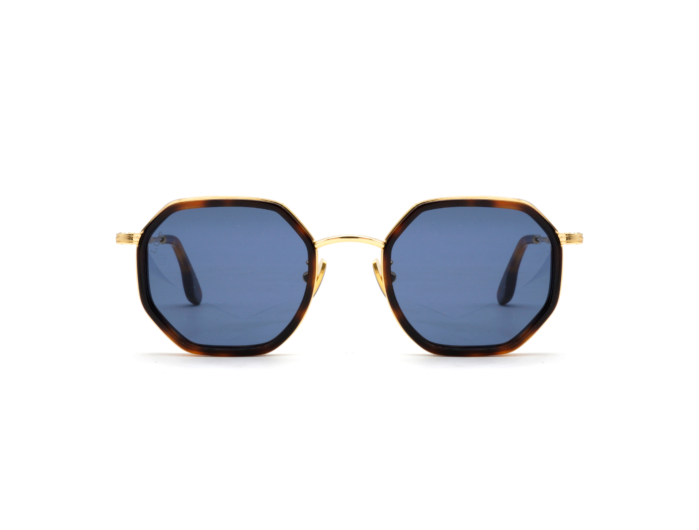 Zanzibar Metal Explorer Sun C39 Gold/Havana Maculato (Blue (Base 2)) (5975)