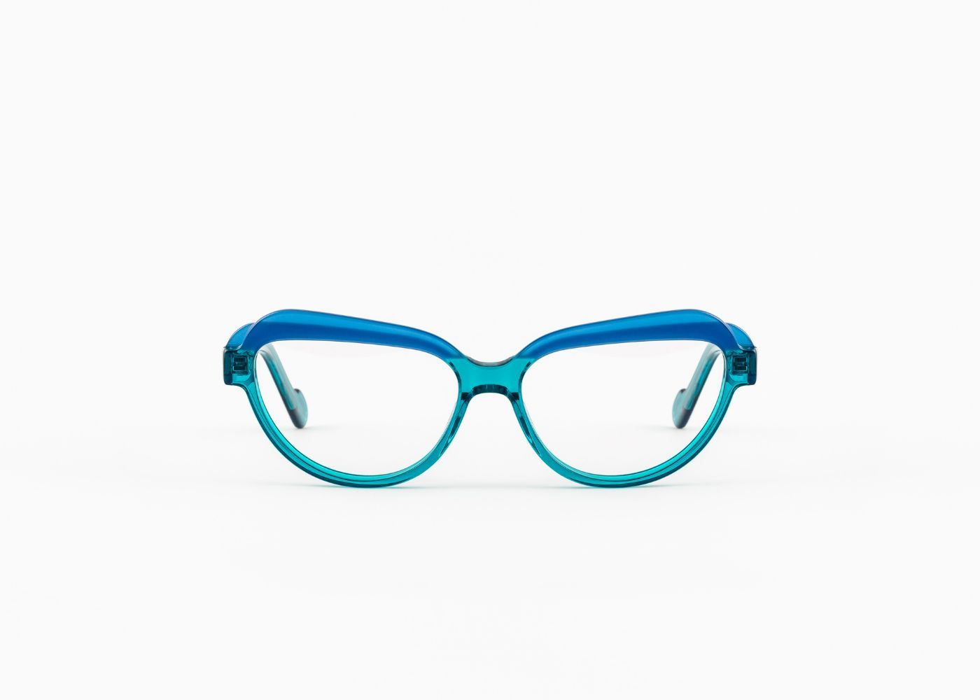 Fritola C04 Transparent Cyan Green/Milky Blue