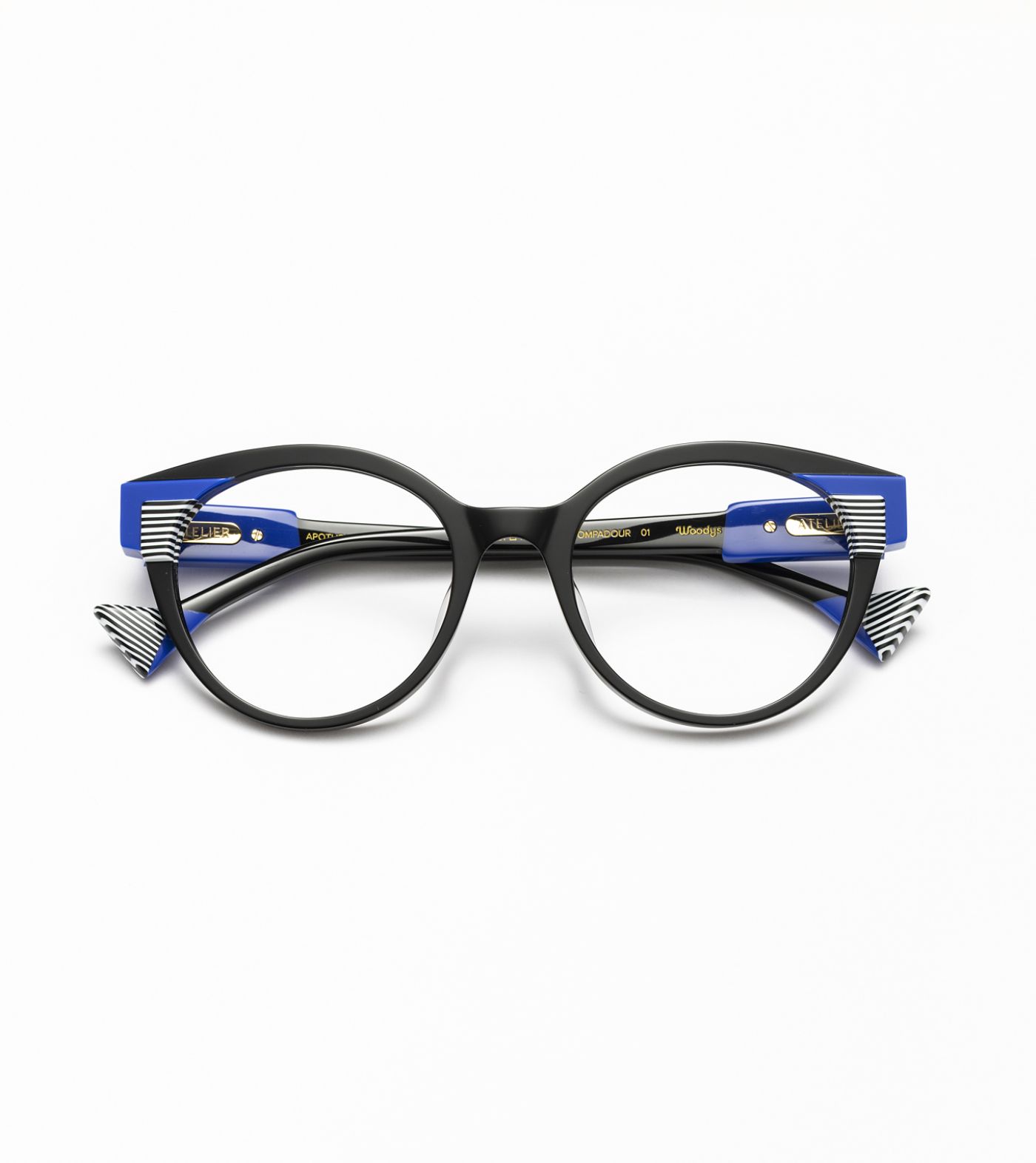 Pompadour C01 Black/Blue