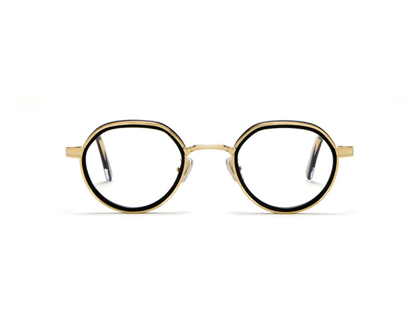 Meknes S47 C01D Black Crystal Gold Acetate Rim (6826)