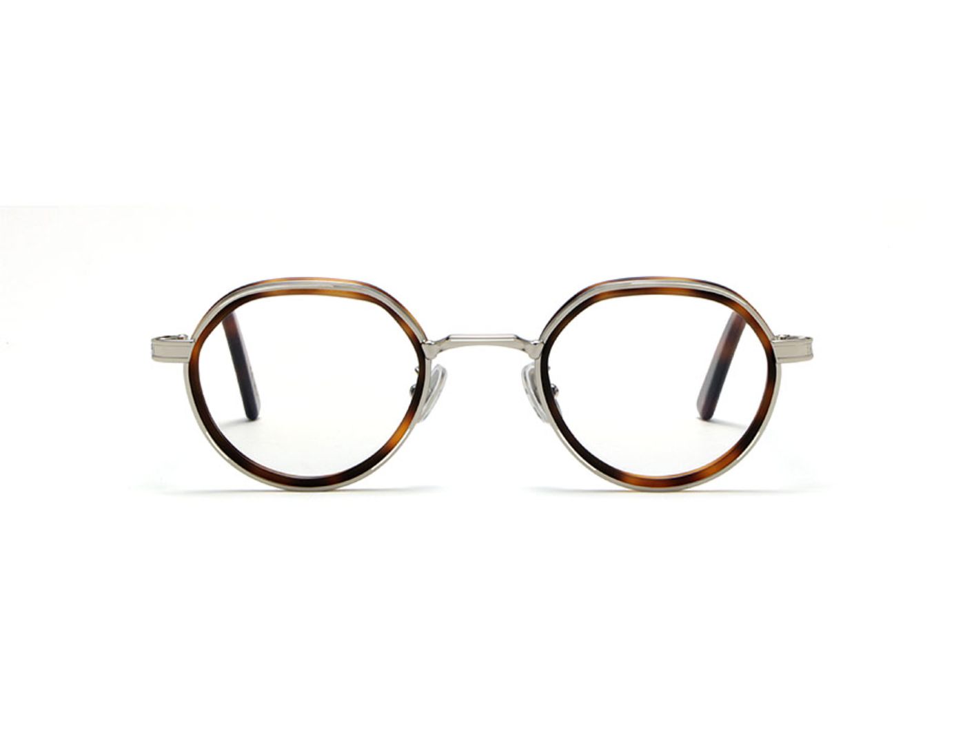 Meknes S47 C39 Silver Havana Maculato Acetate Rim (6824)