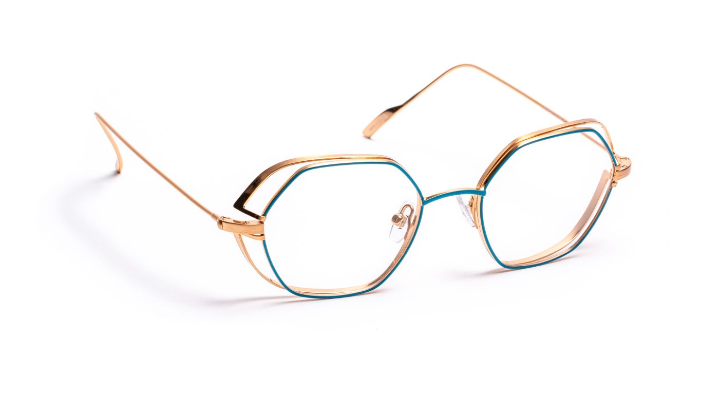 JF2923 C2555 Teal Blue/Rose Gold