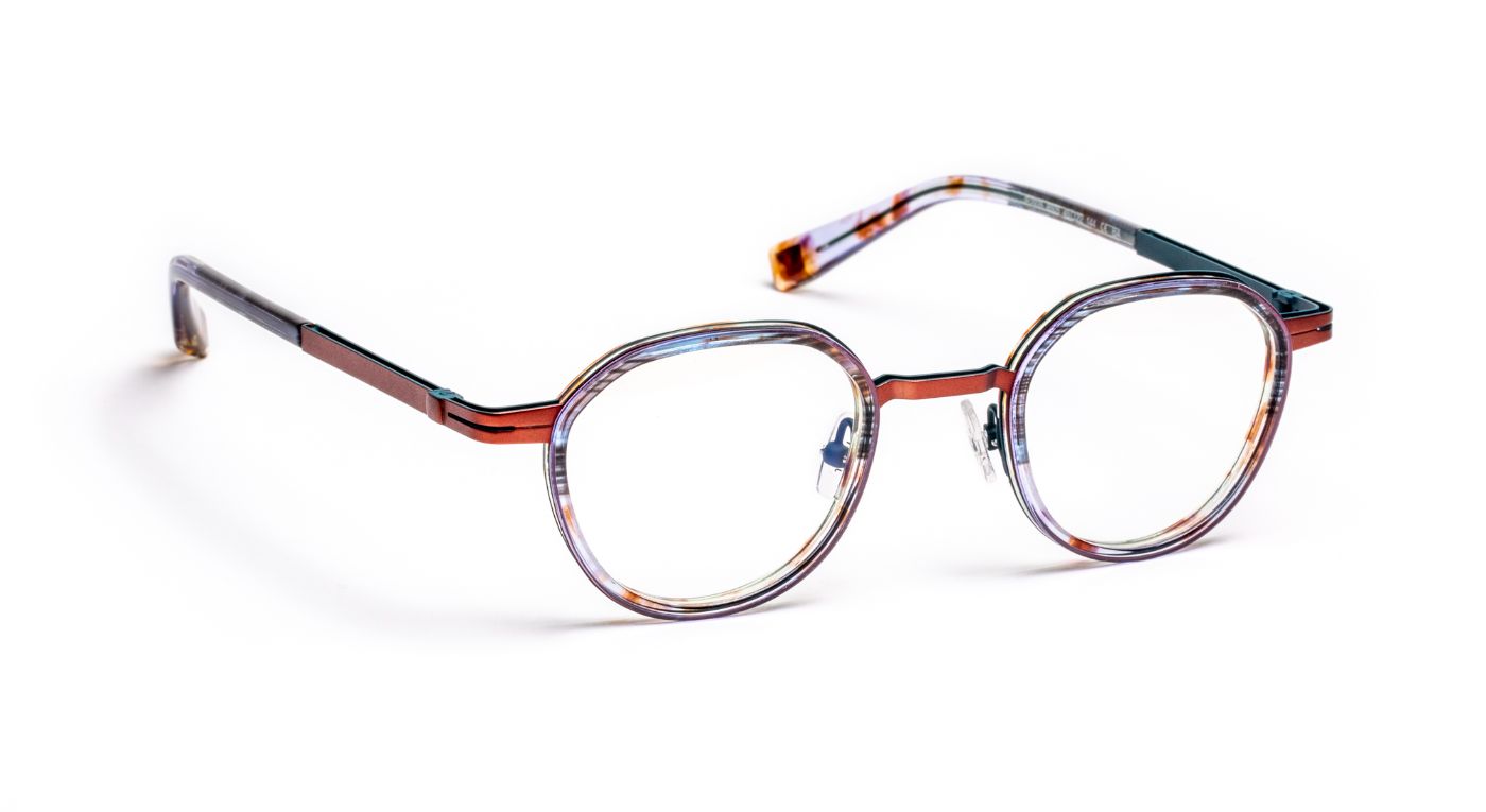 JF2935 C6505 Gradient Tortoiseshell Striped Black/Brown/Turquoise