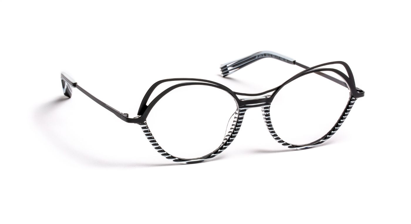 JF2973 C0010 Striped Black/White/Black
