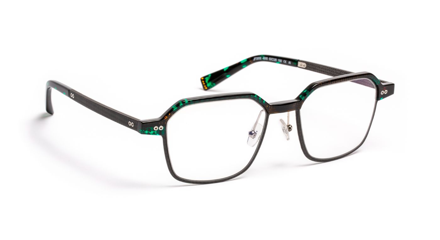 JF3002 C4500 Ecossais Green/Orange/Fiber Black