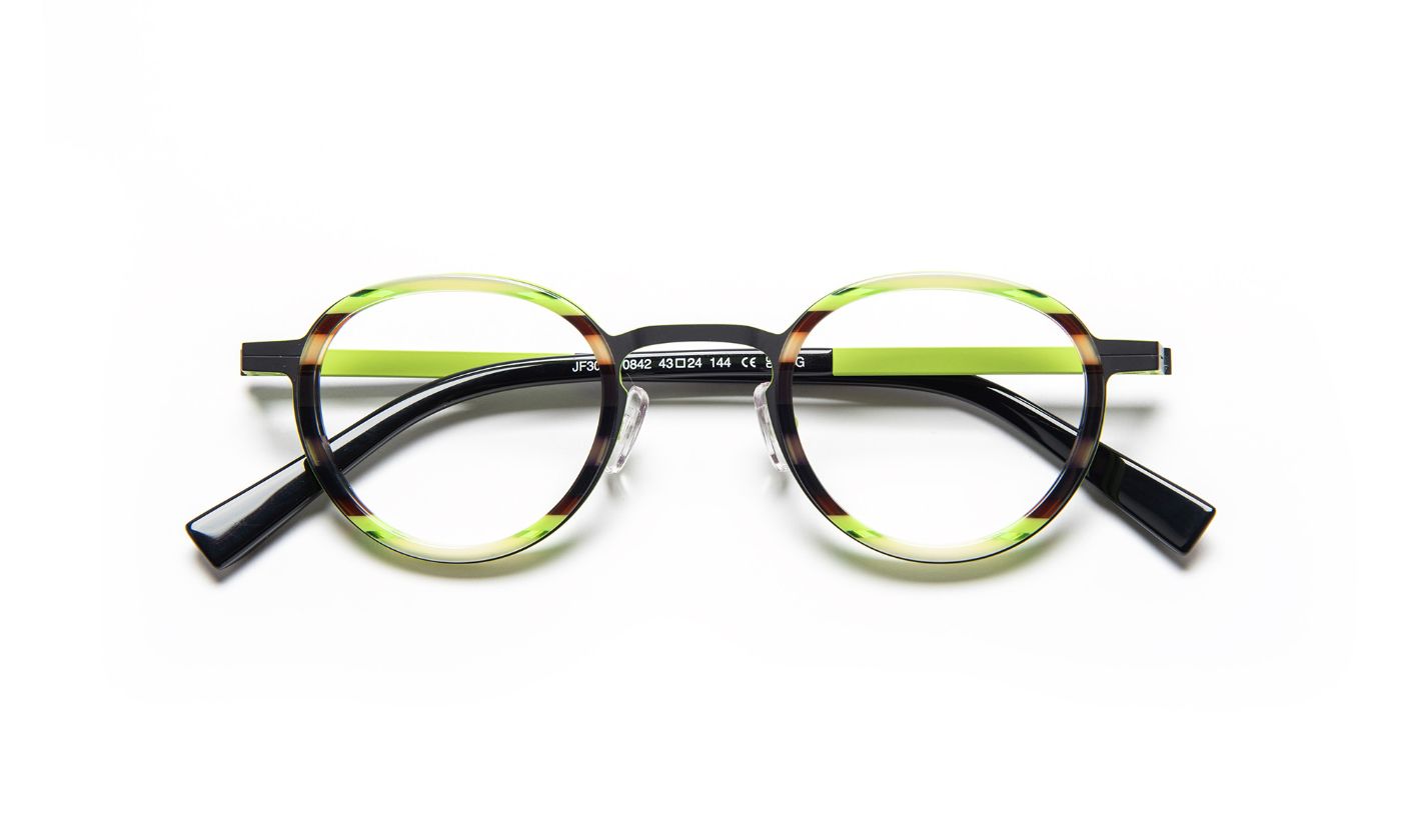 JF3074 C0842 Striped Black/Green/Brown