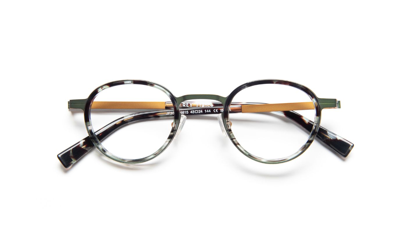 JF3074 C9815 Tortoiseshell Gray/Green/Beige