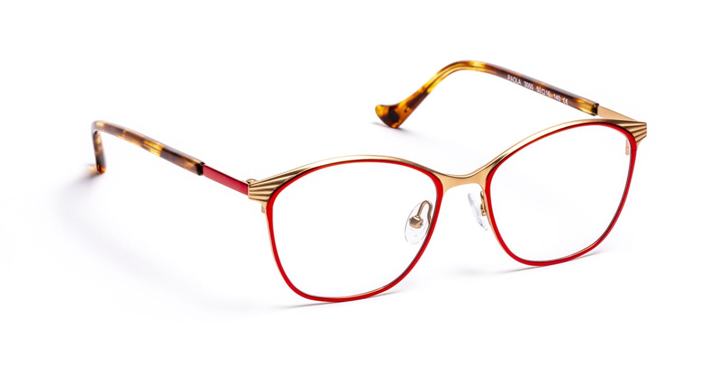 PAOLA C3050 Red/Rose Gold Satin