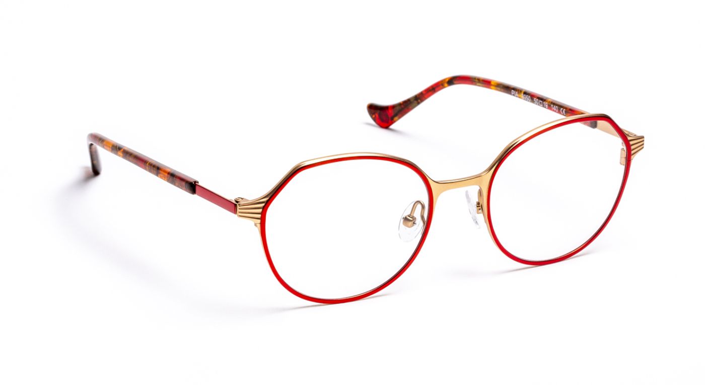 Pia C3050 Red/Rose Gold Satin