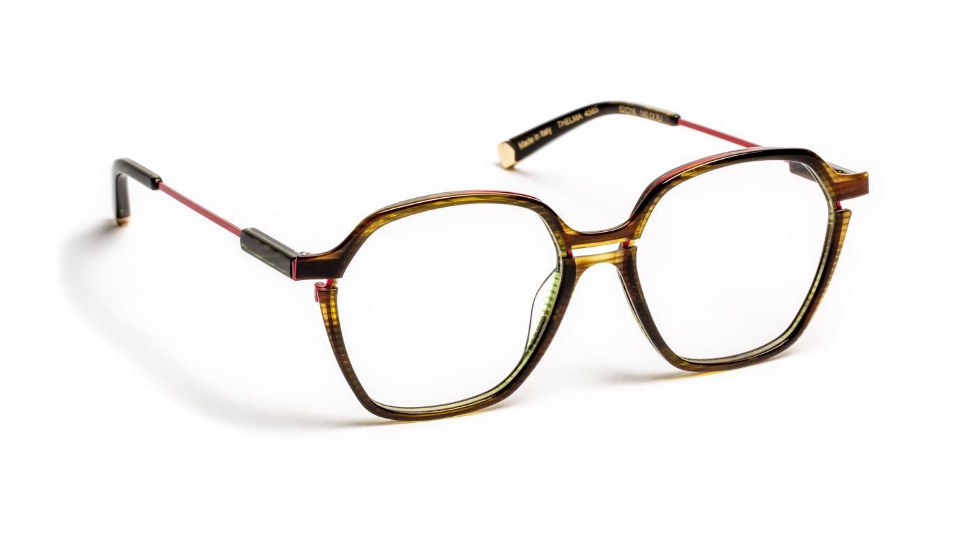 Thelma C4585 Green Striped/Powder Pink