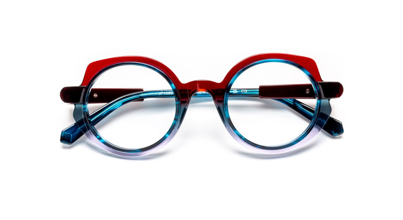 JF1580 C3626 Gradient Burgundy/Blue