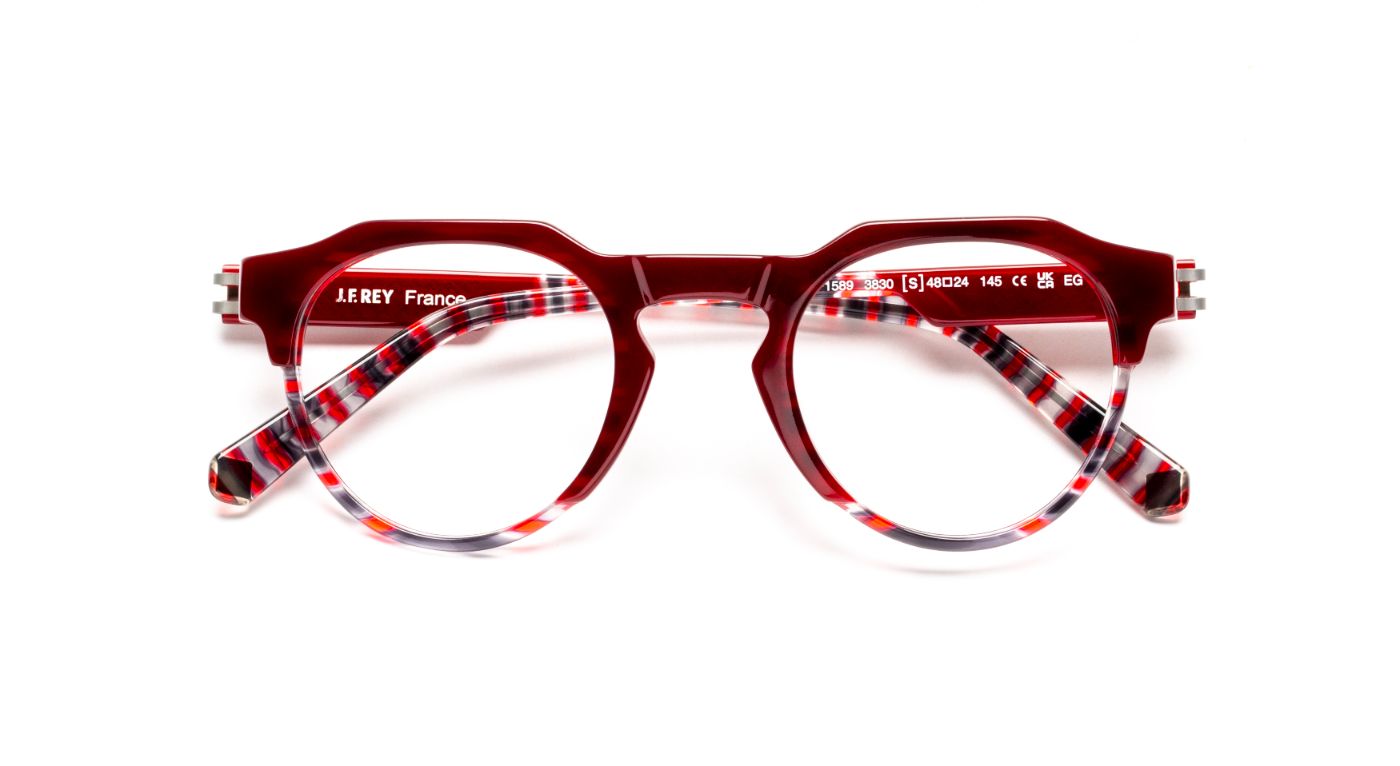 JF1589 C3830 Burgundy/Red Graphic