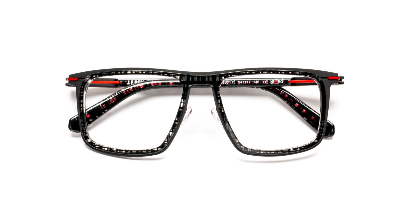 JF3123 C0830 Black Pixel/Red