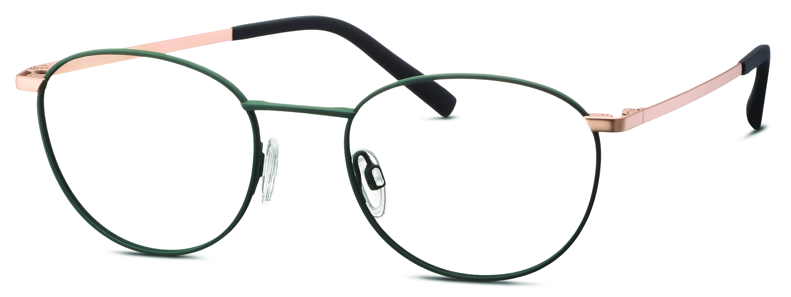 980001 C40 Dark Green Matte/Rose Gold Matte