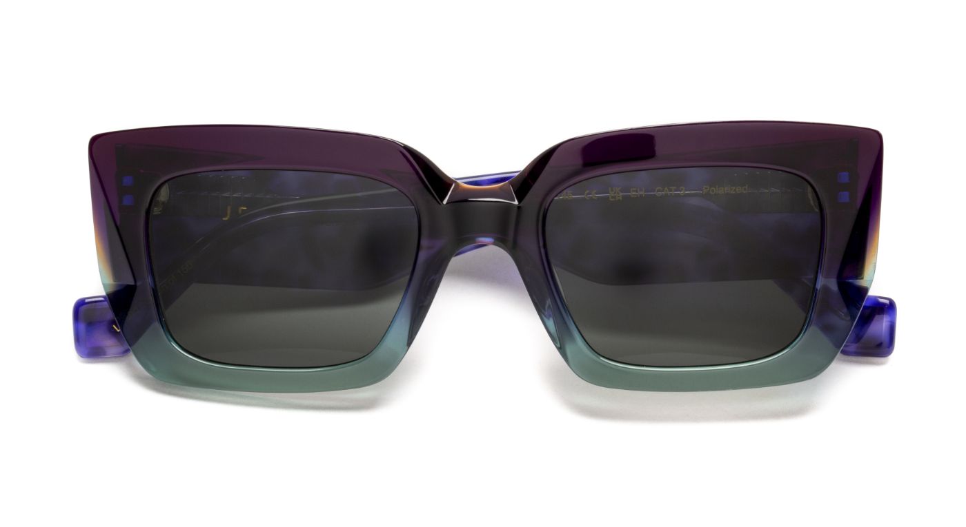 Camille C8542 Purple/Green Gradient