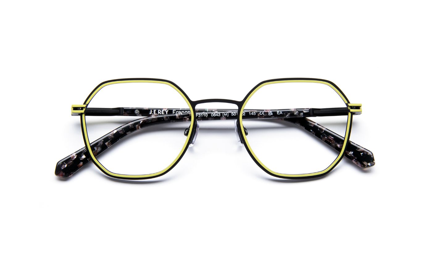 JF3110 C0843 Black/Green Lemon
