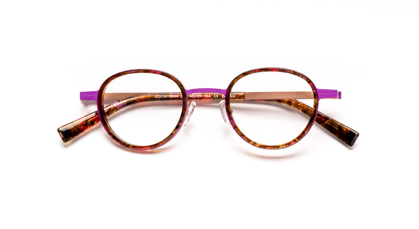 JF3138 C8244 Flower Red/Purple/Rose Gold