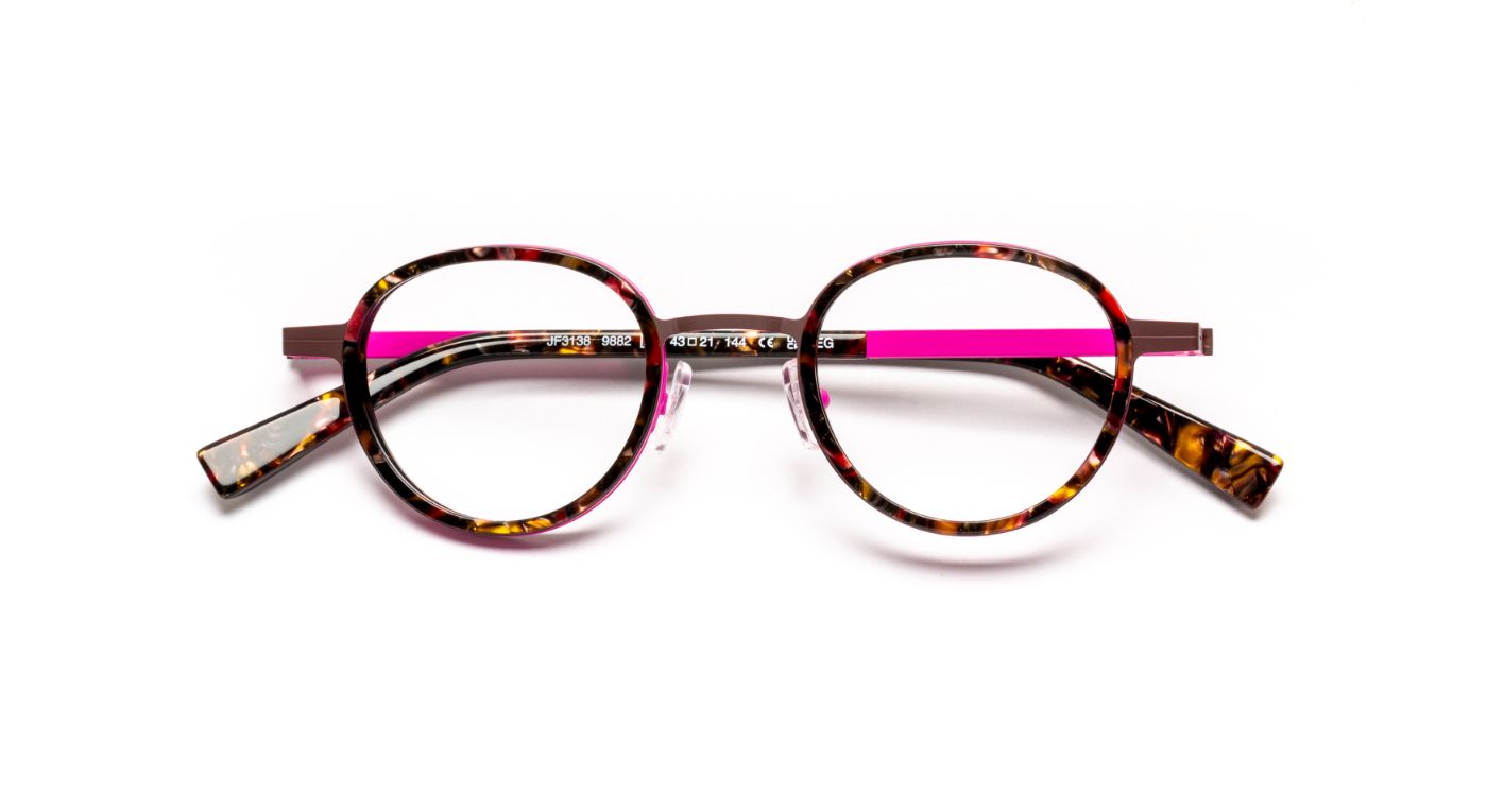 JF3138 C9882 Brown Pearly/Brown/Fuchsia