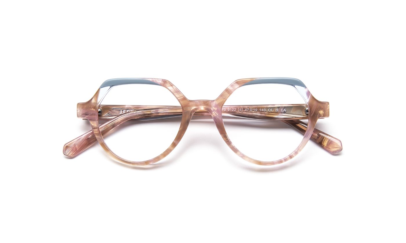 JF1573 C9122 Tortoiseshell Light/Sky Blue