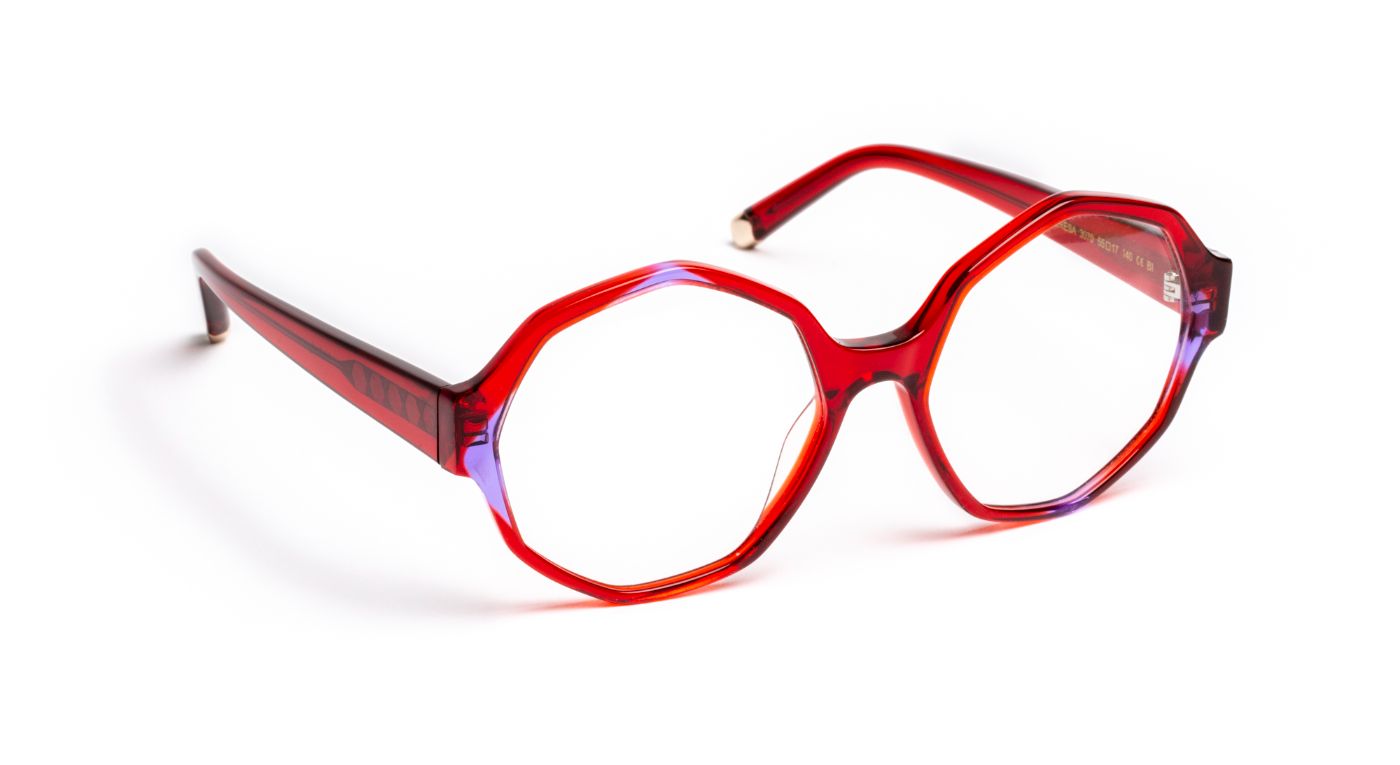 Teresa C3070 Red/Purple Transparent