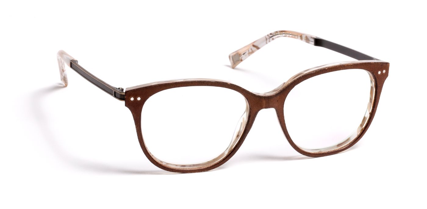 JF1456 C9015 Leather Brown/Tortoiseshell Ivory