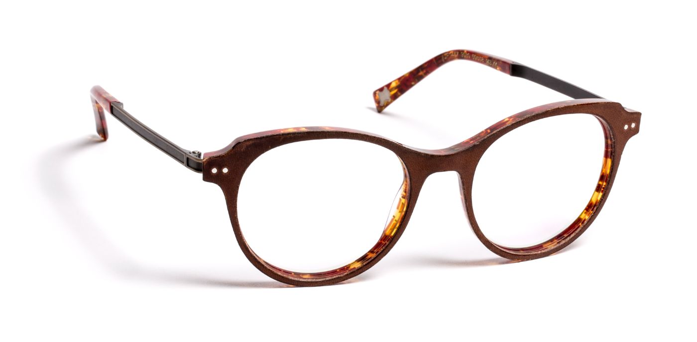 JF1457 C9030 Leather Brown/Mesh Red