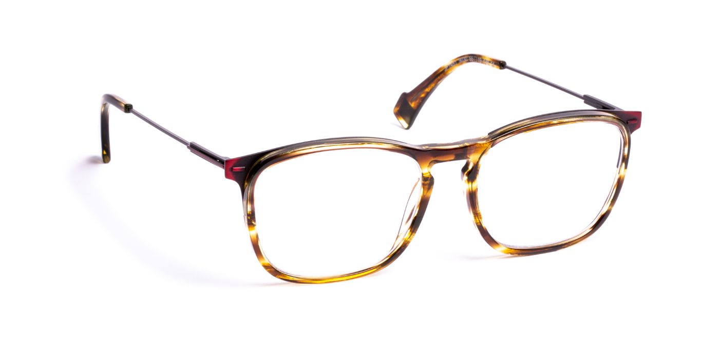 JF1481 C9030 Tortoiseshell/Red Brushed