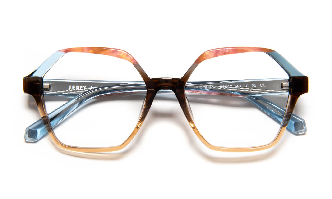 JF1491 C2575 Mesh Blue/Tortoiseshell/Purple