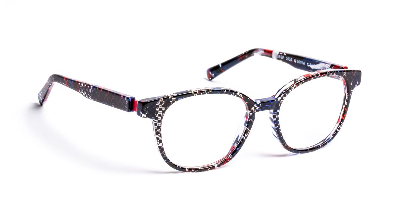 Mousse C0035 Checkered Black/Blue/Red