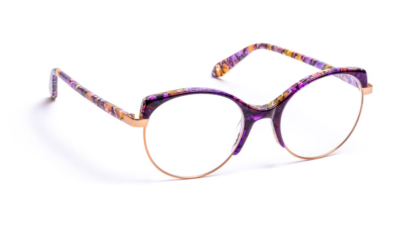 PA072 C7560 Purple Tortoiseshell/Rose Gold