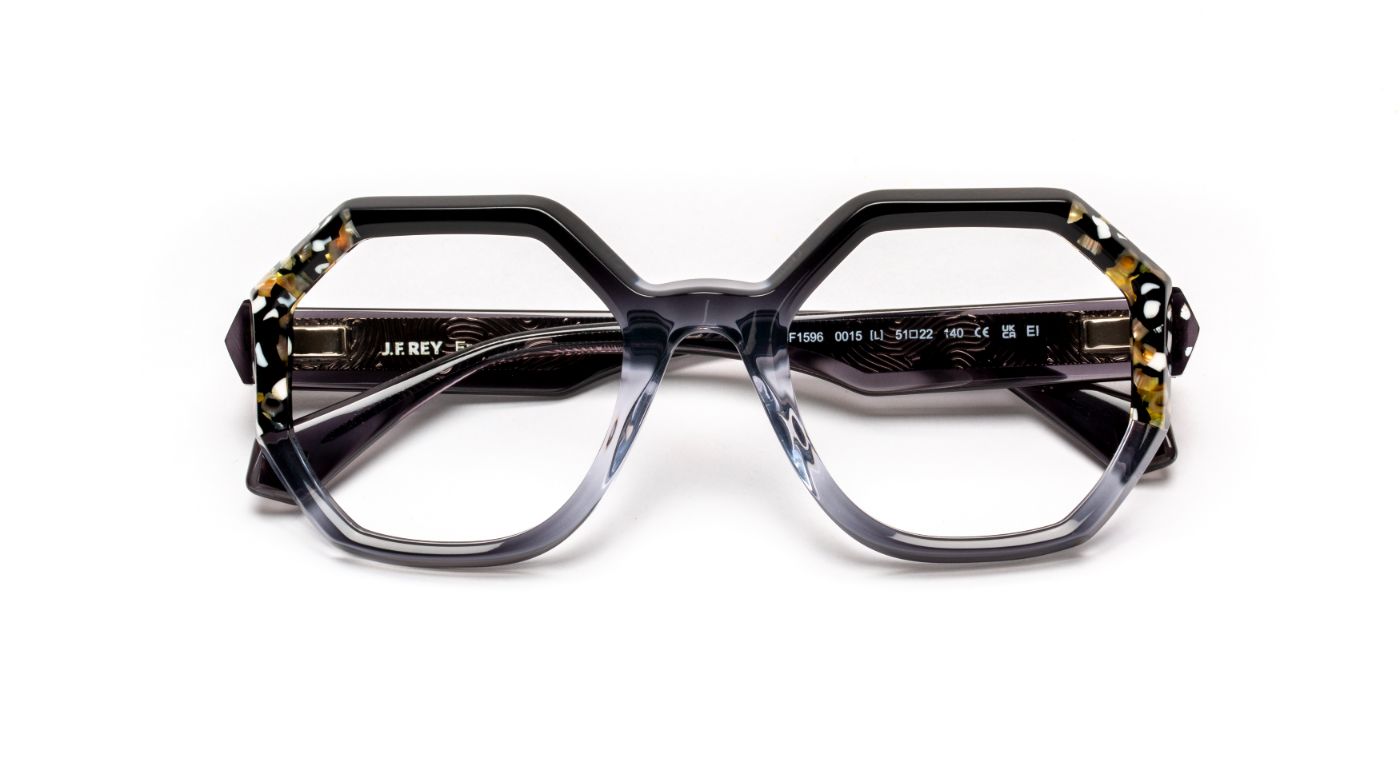 JF1596 C0015 Black Gradient Cristal/Polka Dot