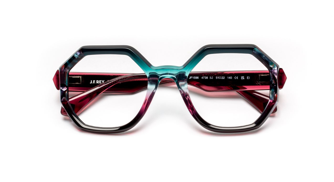 JF1596 C4738 Green Gradient Pink/Red