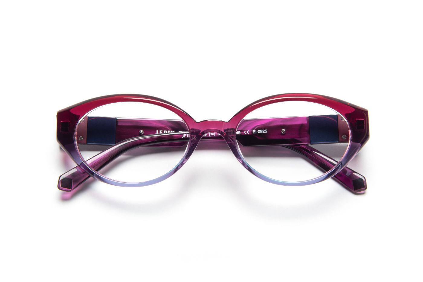 JF1590 C3629 Gradient Red Plum/Blue