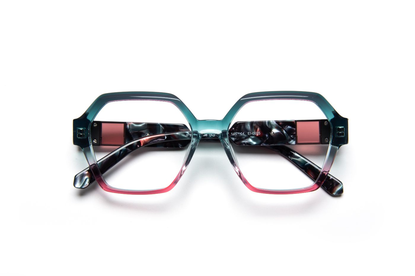 JF1591 C4738 Gradient Green Red/Pink