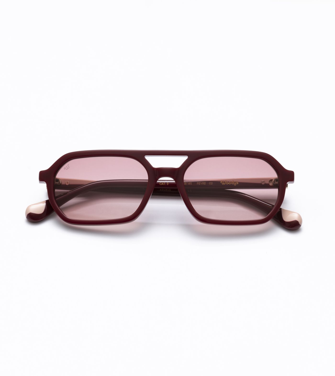 Feyre C02 Burgundy (Double Gradient Brown/Pink)
