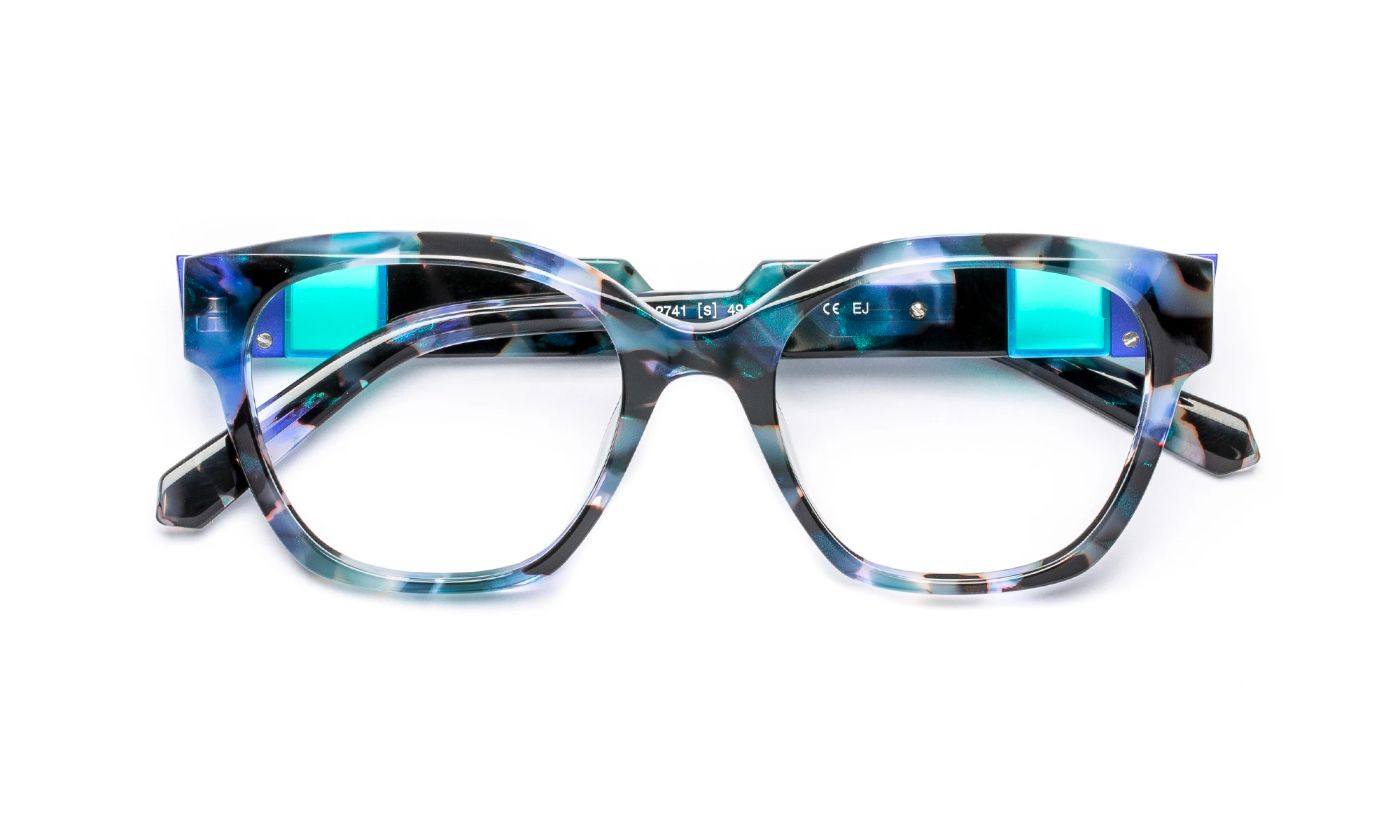 JF1598 C2741 Blue and Black Mosaic/Blue