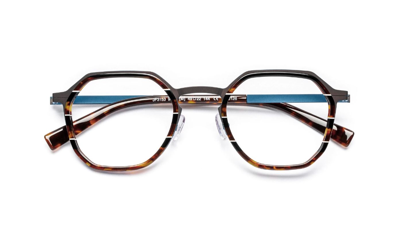JF3153 C9025 Tortoiseshell Streaks/White/Blue