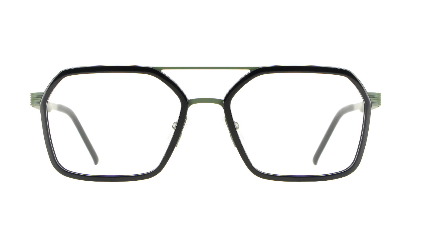 V4120 C391 Matt Dark Green/Black Acetate