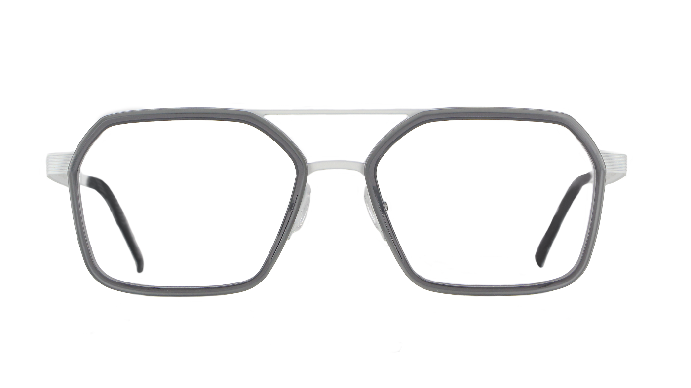 V4120 C301 Matt White/Transparent Grey Acetate