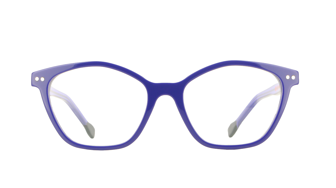 V3165 A595 Solid Purple With Dark Greens/Transparent Purple
