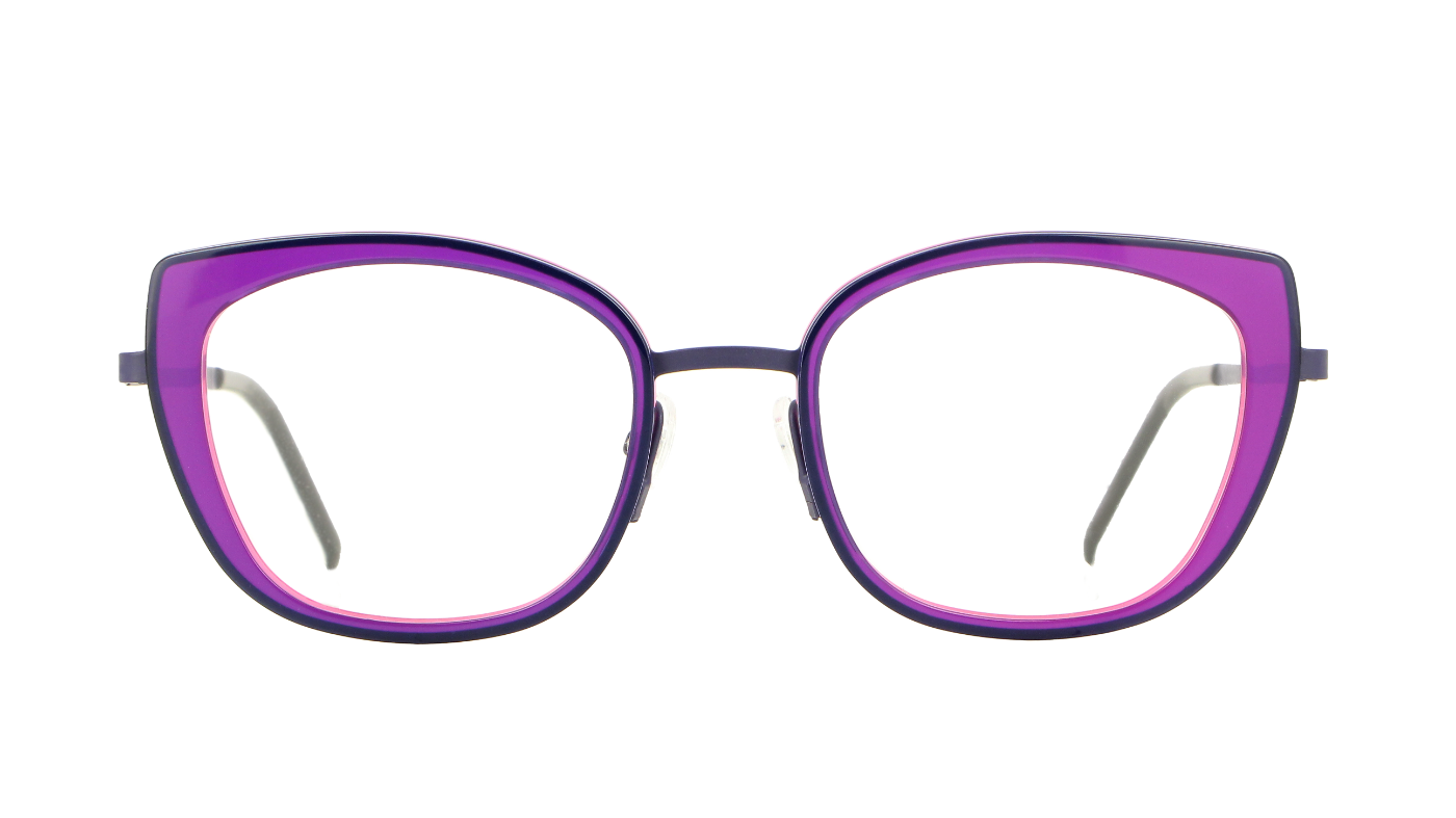 V4123 C355 Matt Purple/Transparent-Milky Purple Acetate