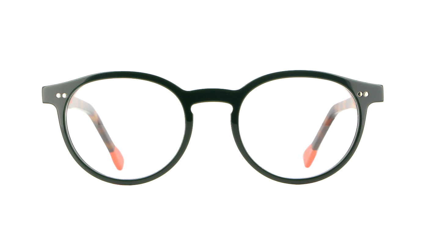 V3161 A539 Solid Dark Green With Oranges/Havana