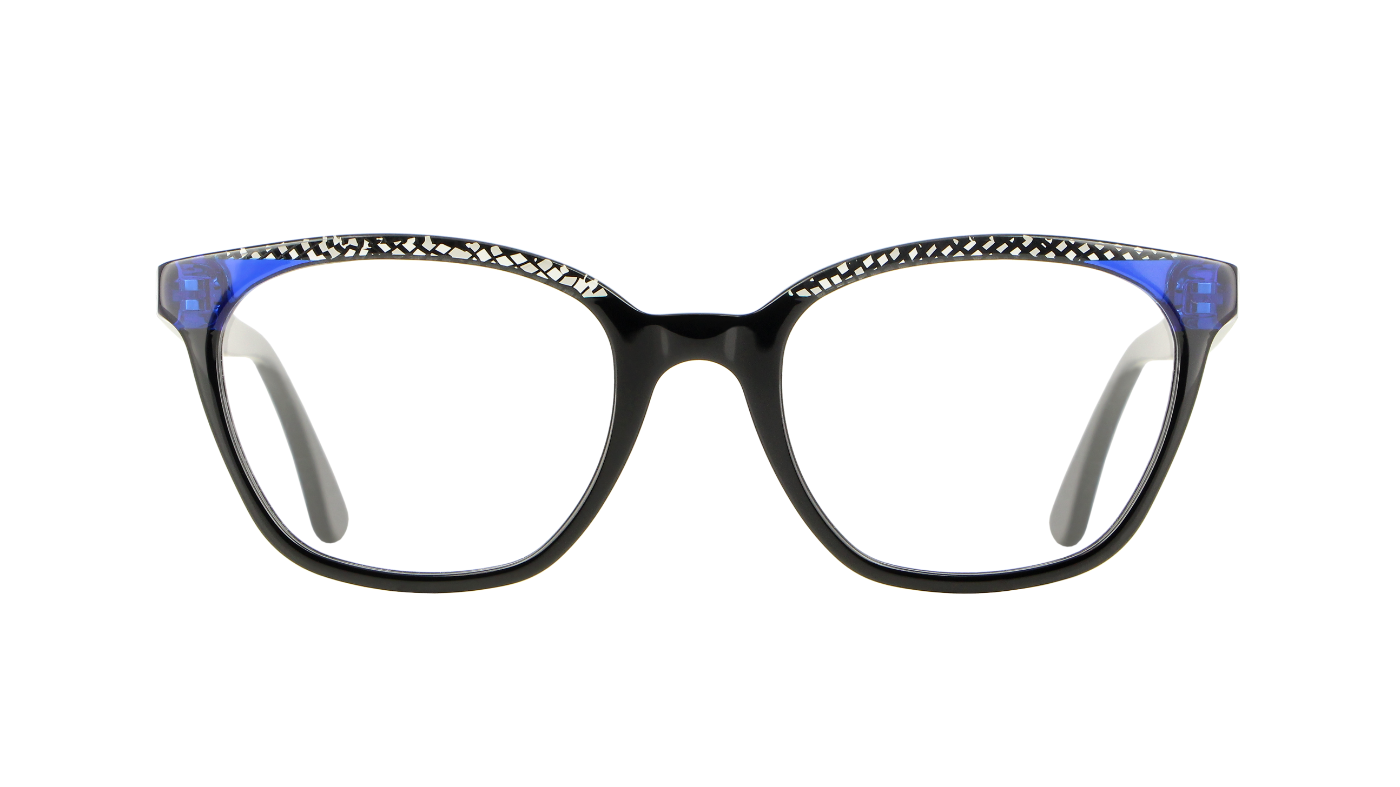 V1542 A101 Black-Crystal Pixel/Transparent Blue/Black/Black-Crystal Pixel