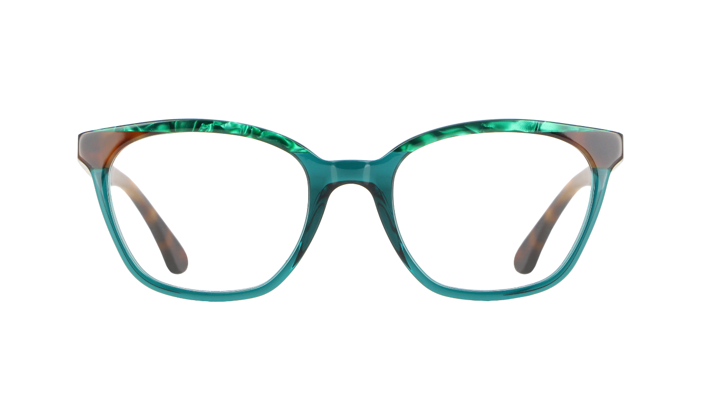V1542 A399 Green Dama/Havana/Transparent Dark Teal