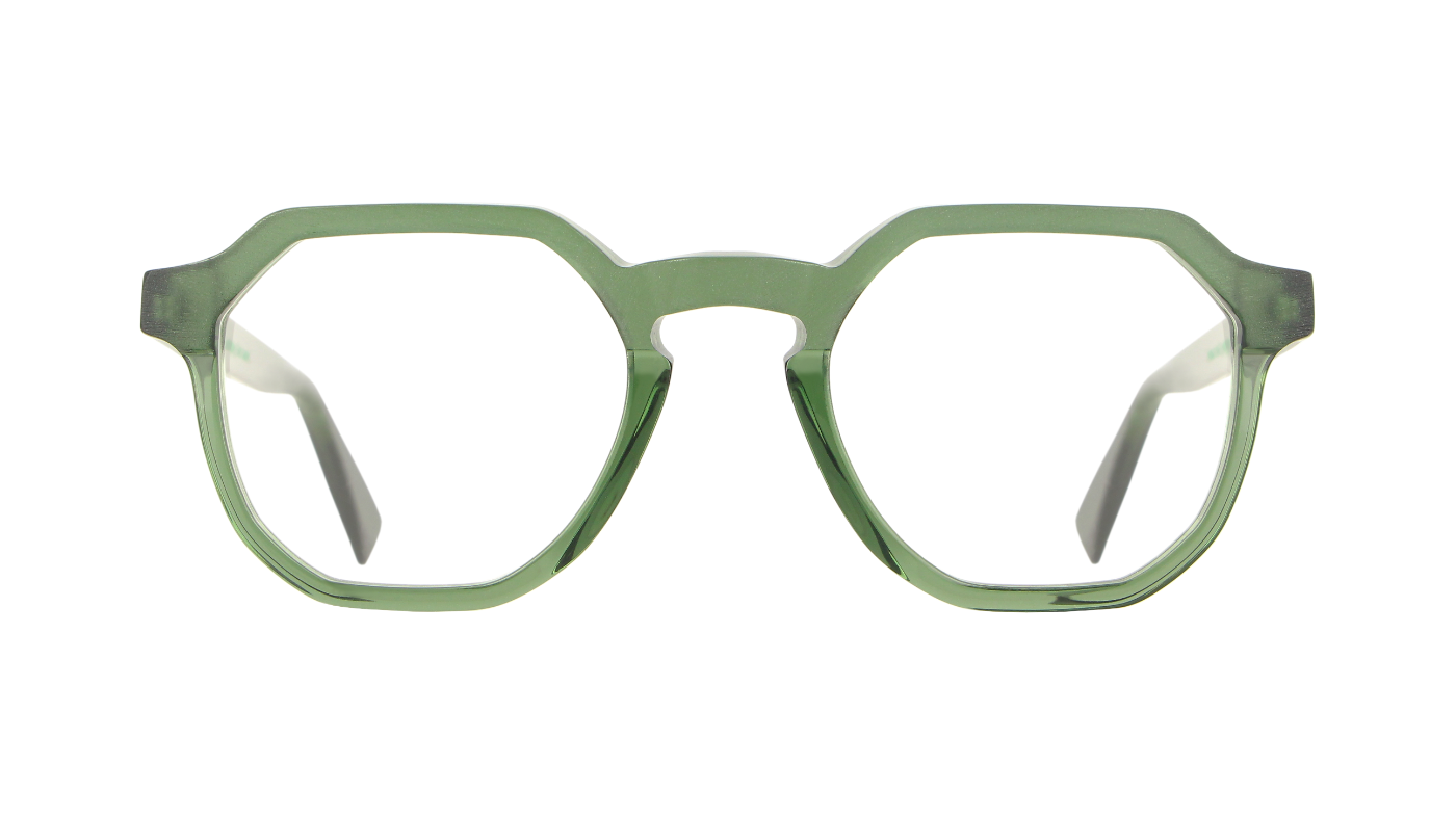 V2176 A209 Scratched Transparent Dark Green