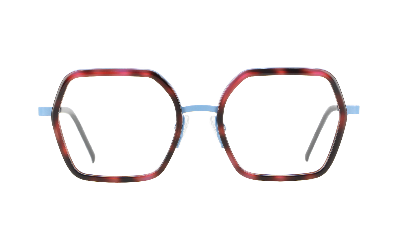 M501 C646 Matt Light Blue/Fuchsia Havana Acetate