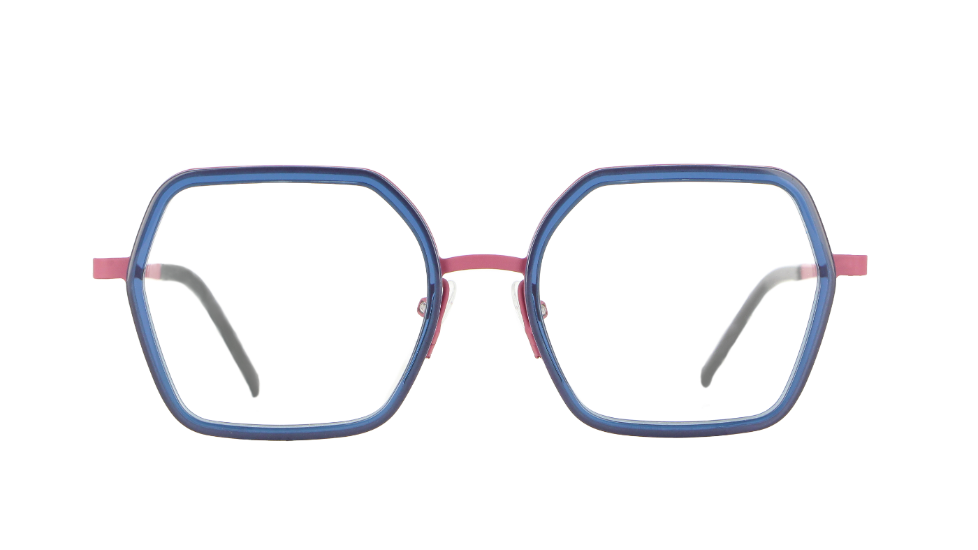M501 C654 Matt Fuchsia/Transparent Blue Acetate