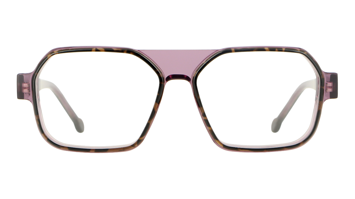 V1804 A55 Dark Havana On Purple Base