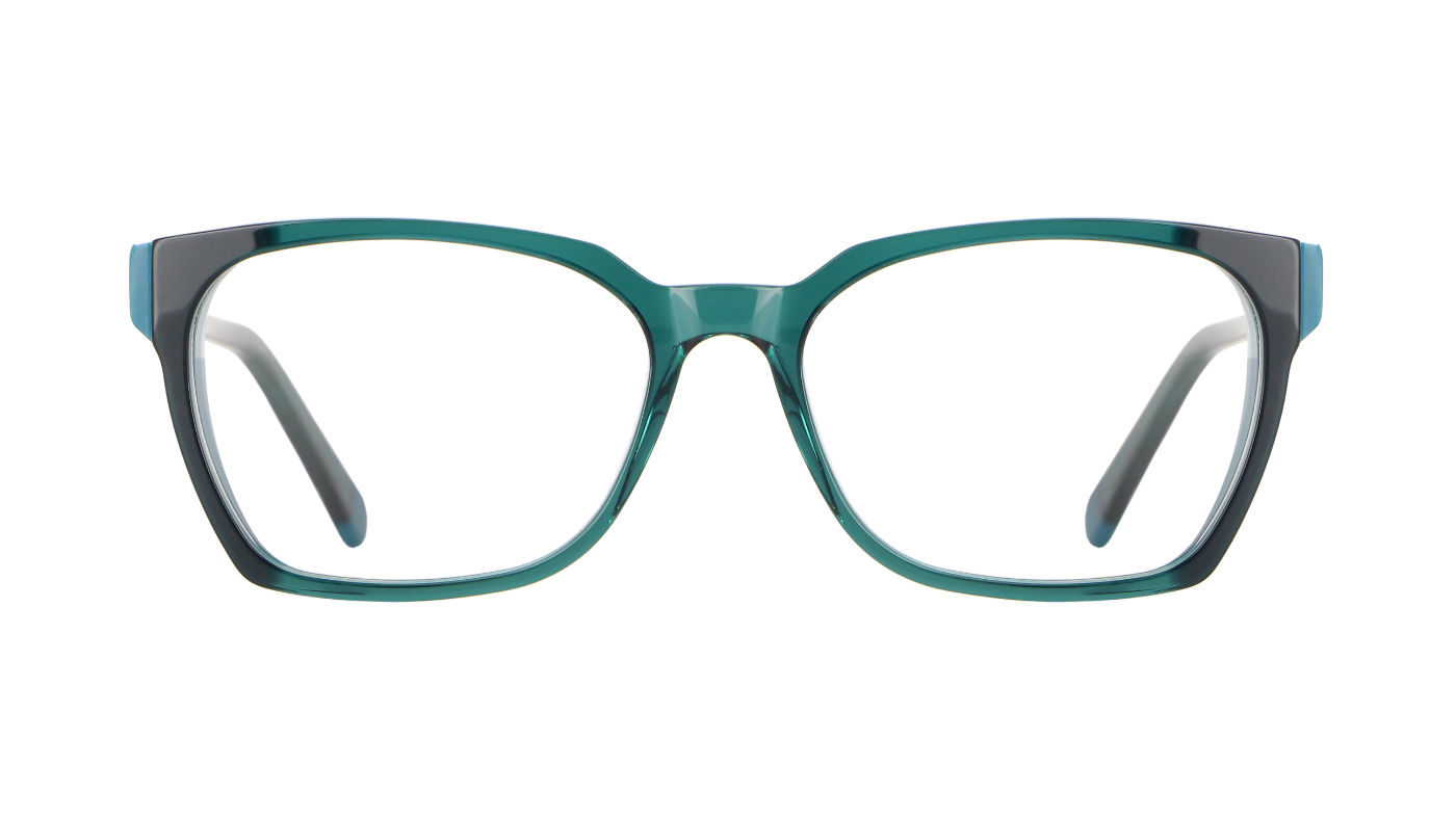 V1825 A247 Transparent Dark Teal With Turquoises